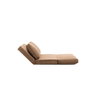 Atelier Del Sofa Taida - Sofá cama de 2 asientos, Marrón claro
